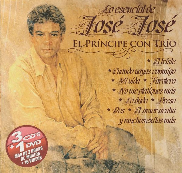 Jose Jose - Lo Esencial Del Principe Con Trio [3 CD + DVD] NEW FREE USA Shipping
