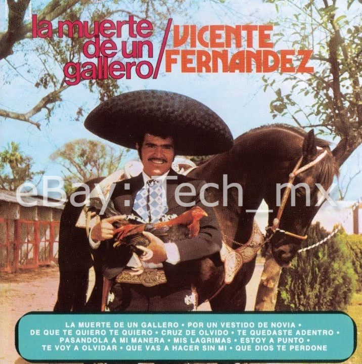 Vicente Fernandez - La Muerte De Un Gallero [Vinyl] [LP] NEW FREE USA Shiping