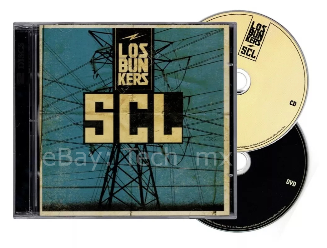 Los Bunkers - SCL [CD + DVD] NEW Sealed FREE & FAST USA Shipping