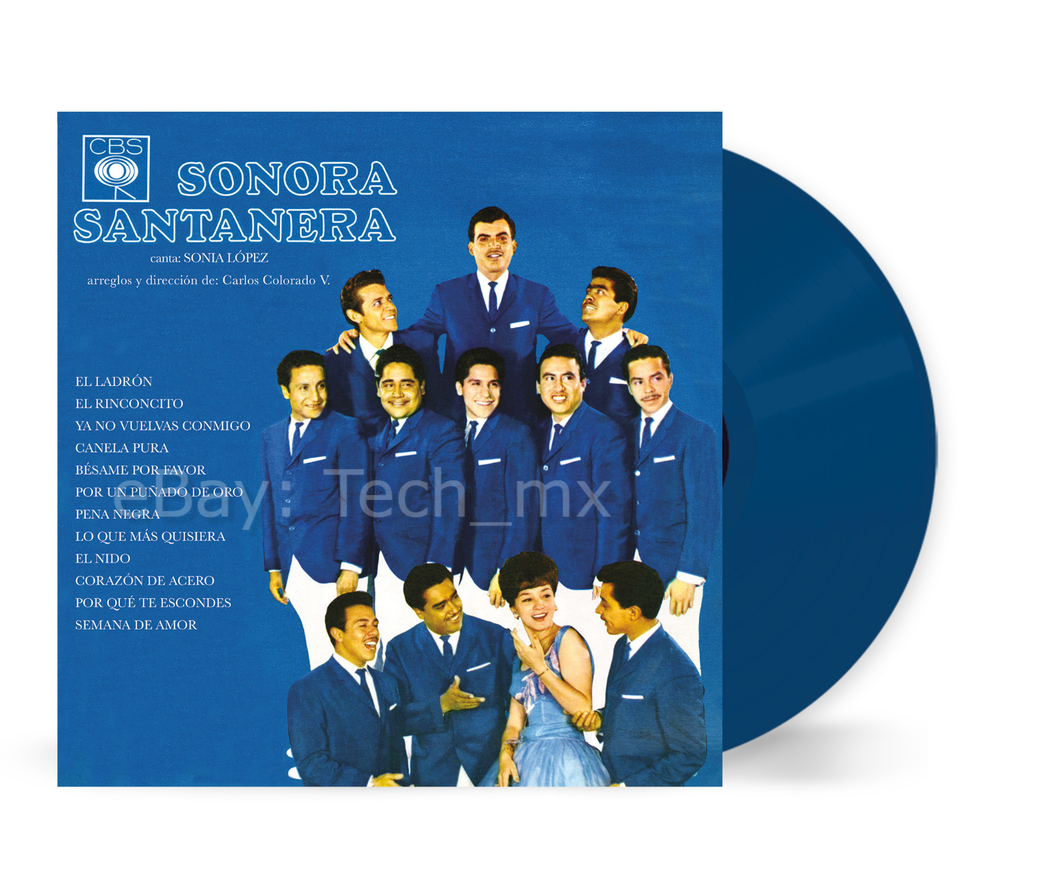 Sonora Santanera - Canta Sonia Lopez [Vinyl] [LP] [Color Azul