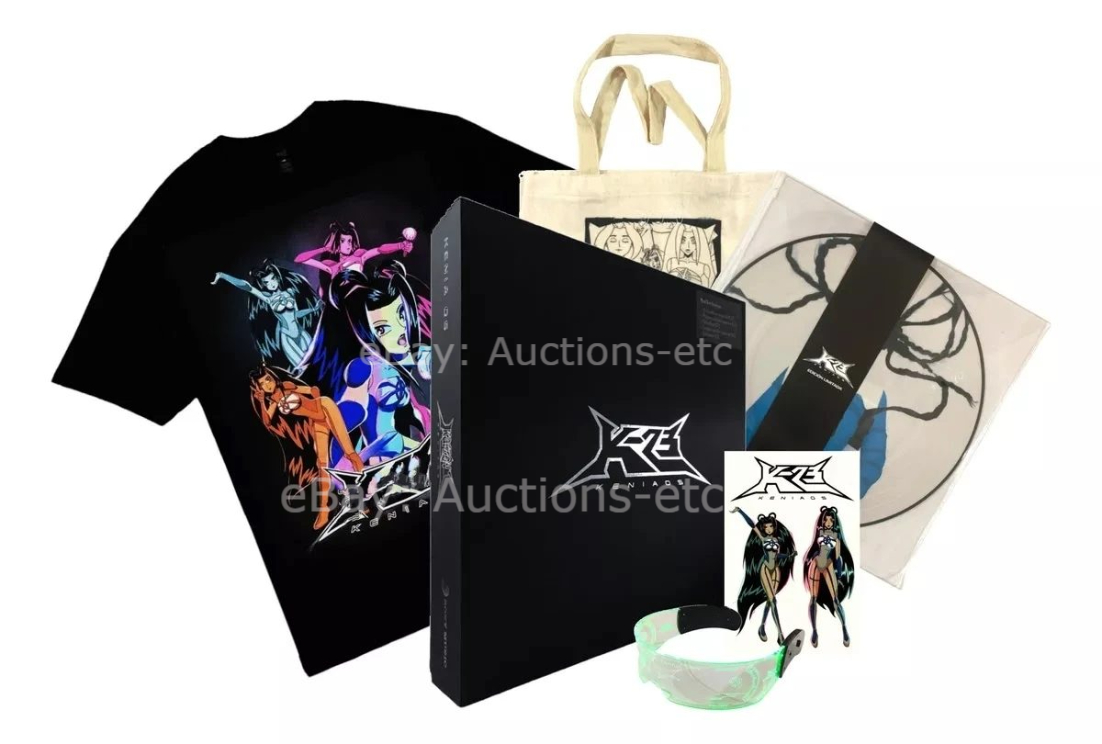 Kenia Os K23 Boxset Deluxe LP Picture T-shirt Tote Bag Glasses Sticker USA  Ship | eBay