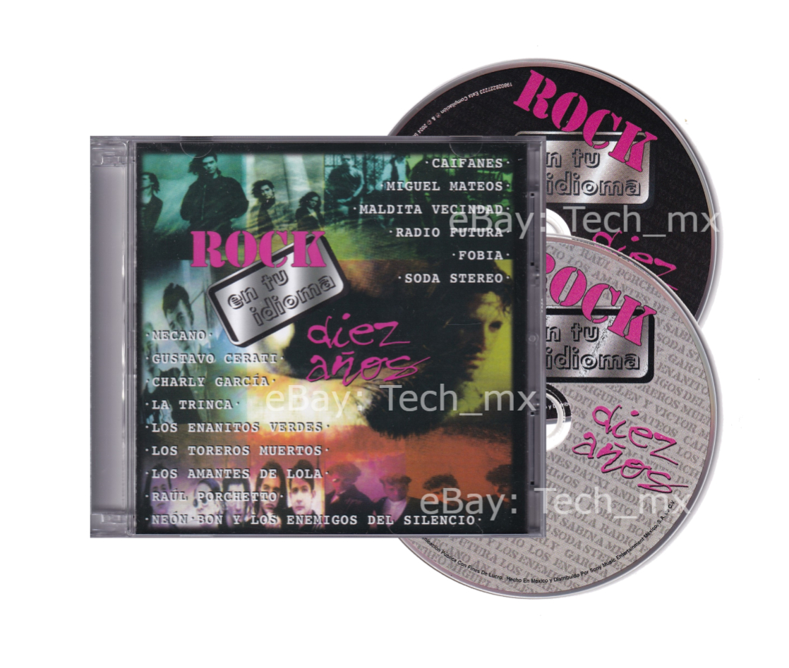 Varios - Rock En Tu Idioma 10 Años 2CD soda stereo maldita