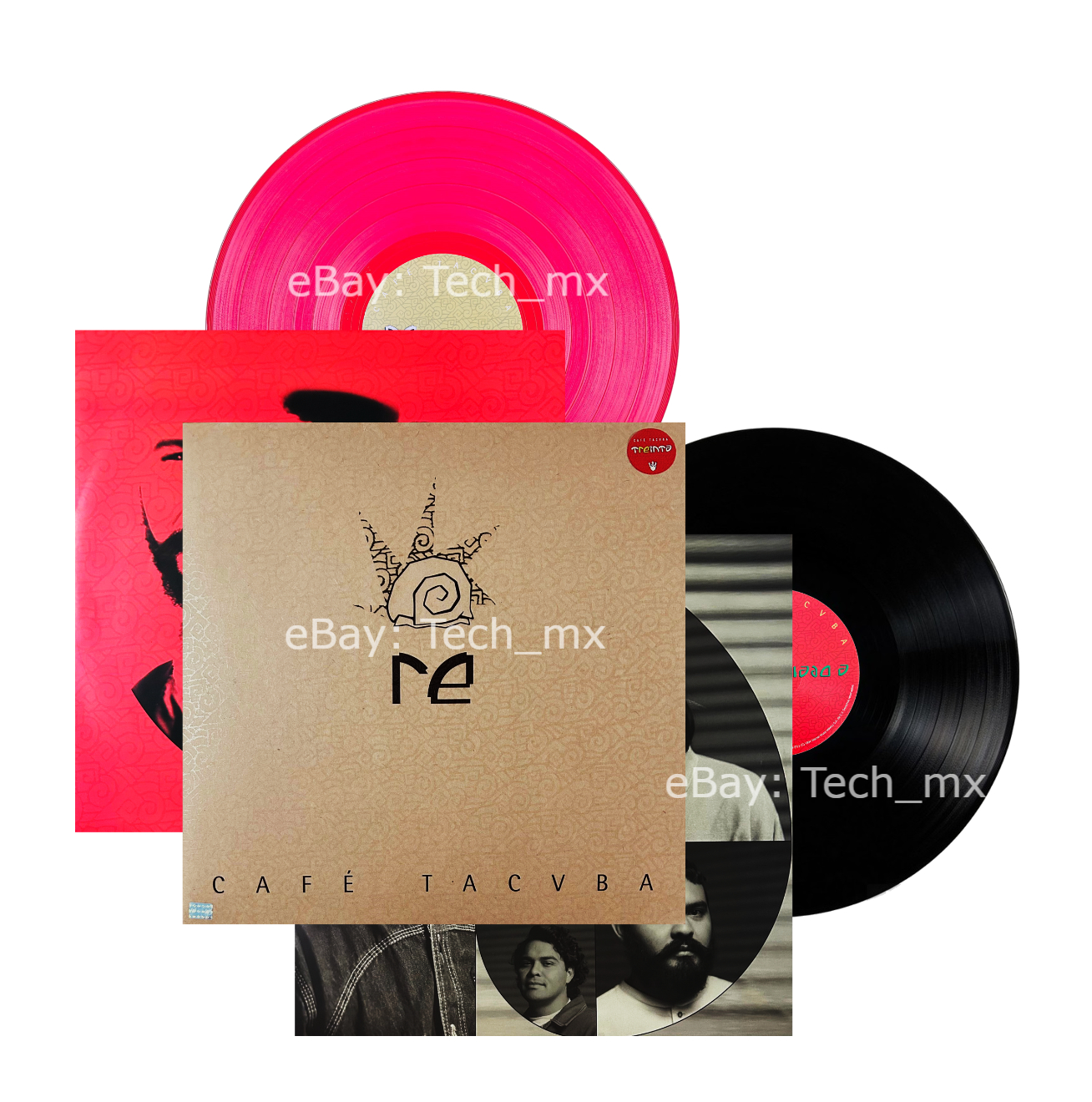 Cafe Tacuba - Re [Vinyl] [2LP] [30 Aniversario, Color Negro y Rojo] Nuevo