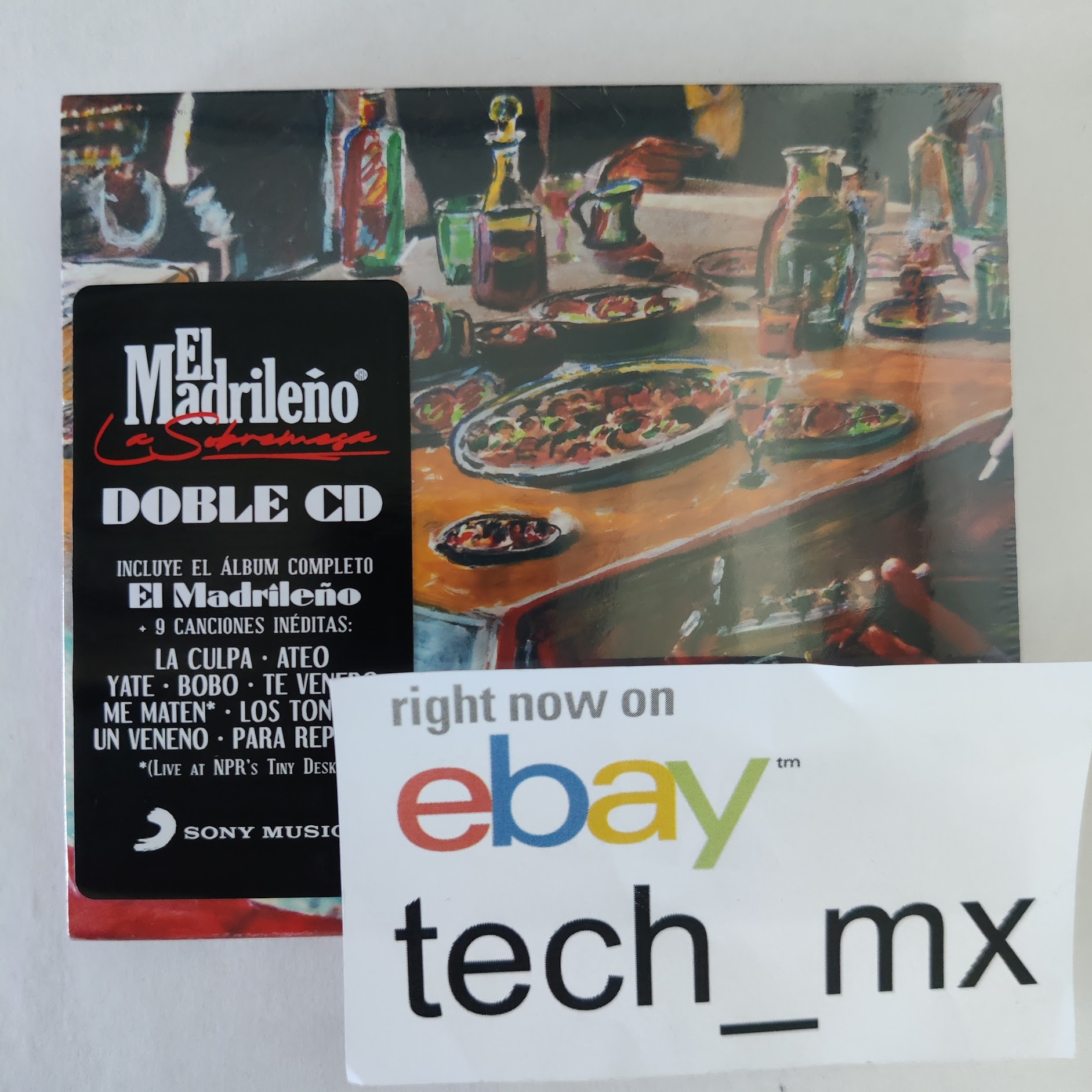 C Tangana El Madrileño & La Sobremesa [2 CD] NEW FREE USA Shipping madrileno