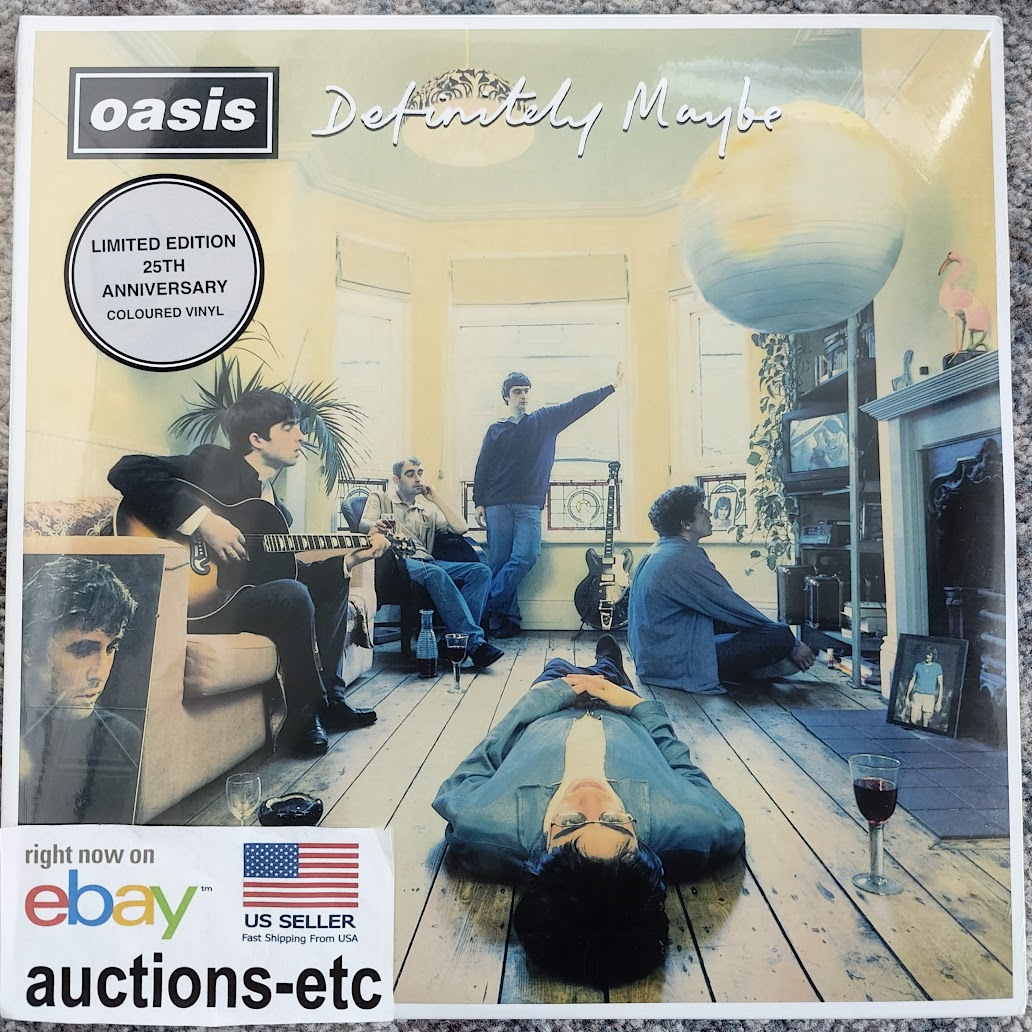 新品未開封Oasisオアシス Definitely Maybe カラーヴァイナル Oasis - Definitely Maybe 25th Anniversary Vinyl 2LP Limited